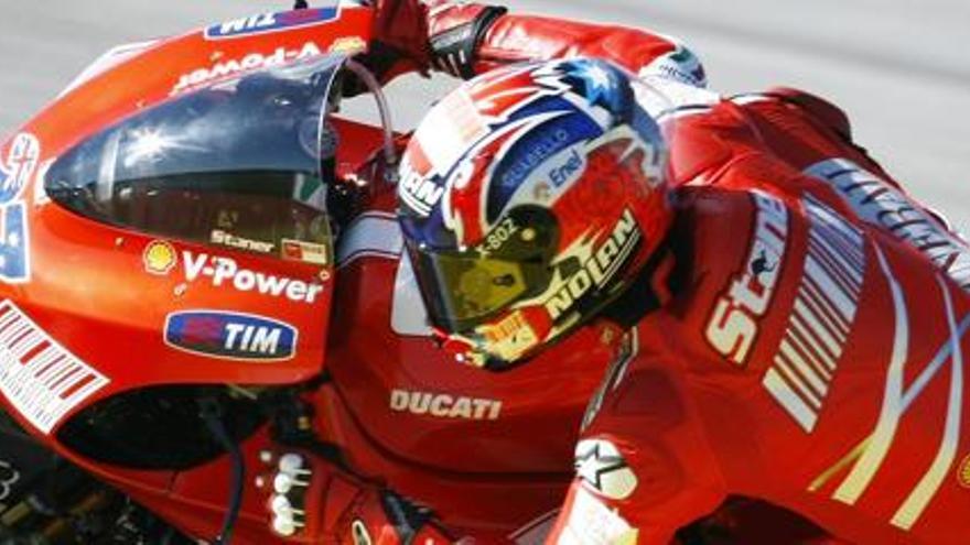 El piloto de Ducati Casey Stoner