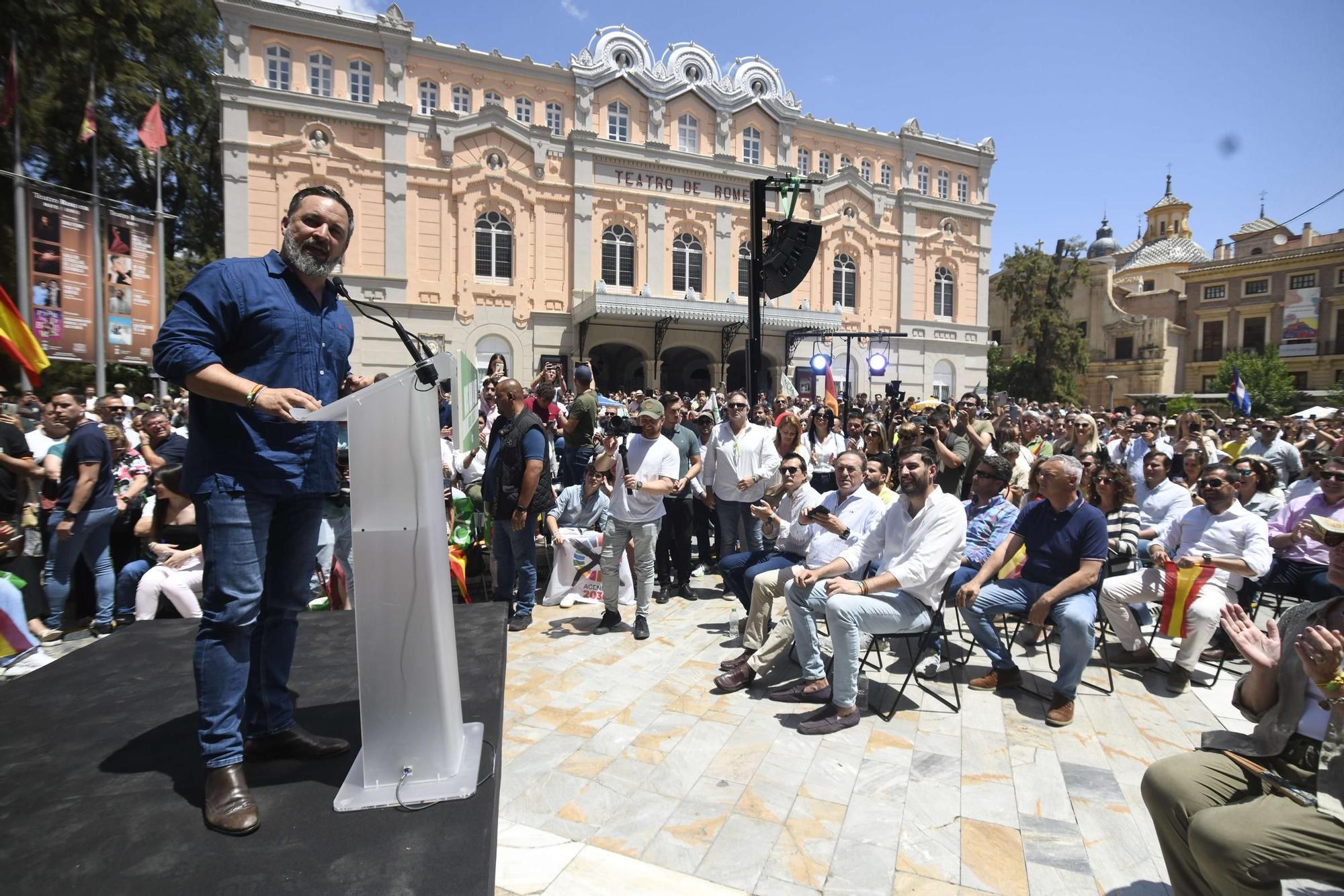 Acto de Santiago Abascal y Jorge Buxadé en Murcia