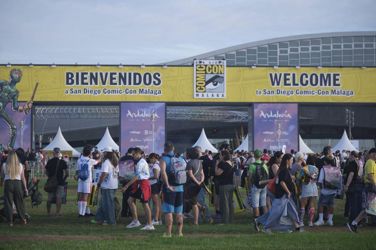 Primer día de San Diego Comic Con en Málaga, el 1 de octubre de 2026