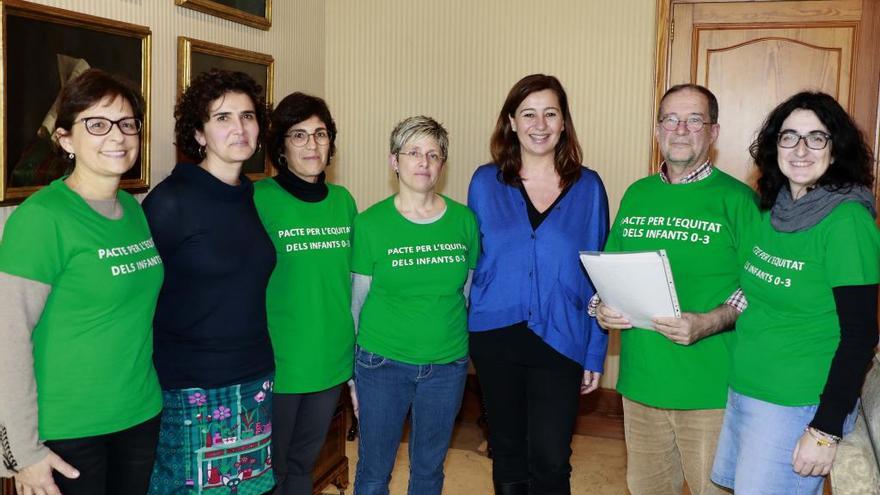 Francina Armengol recibió a los miembros de la Assemblea 0-3