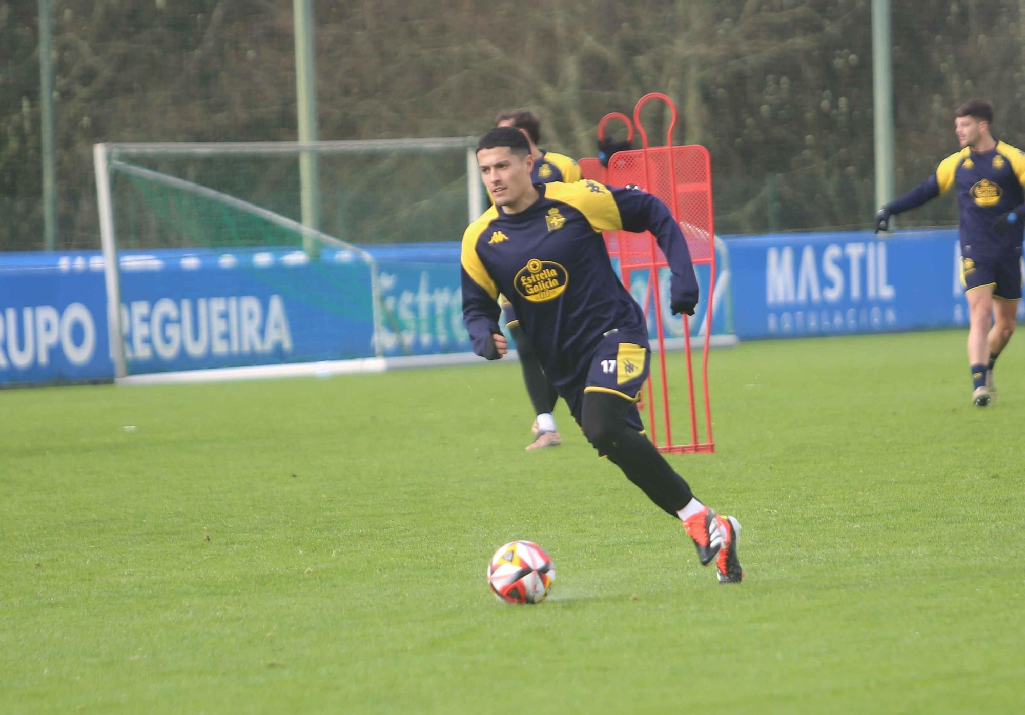 Entrenamiento del Deportivo en Abegondo