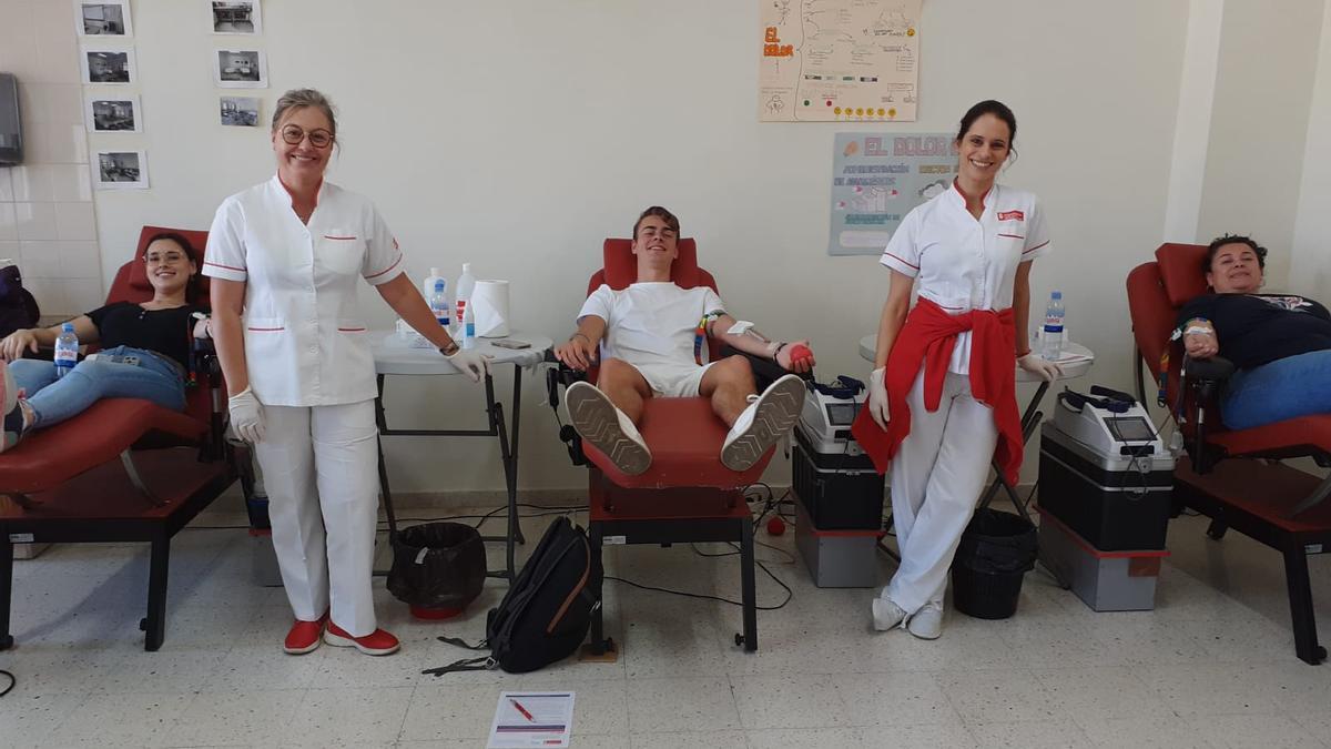 Imagen de archivo de donación de sangre en Canarias
