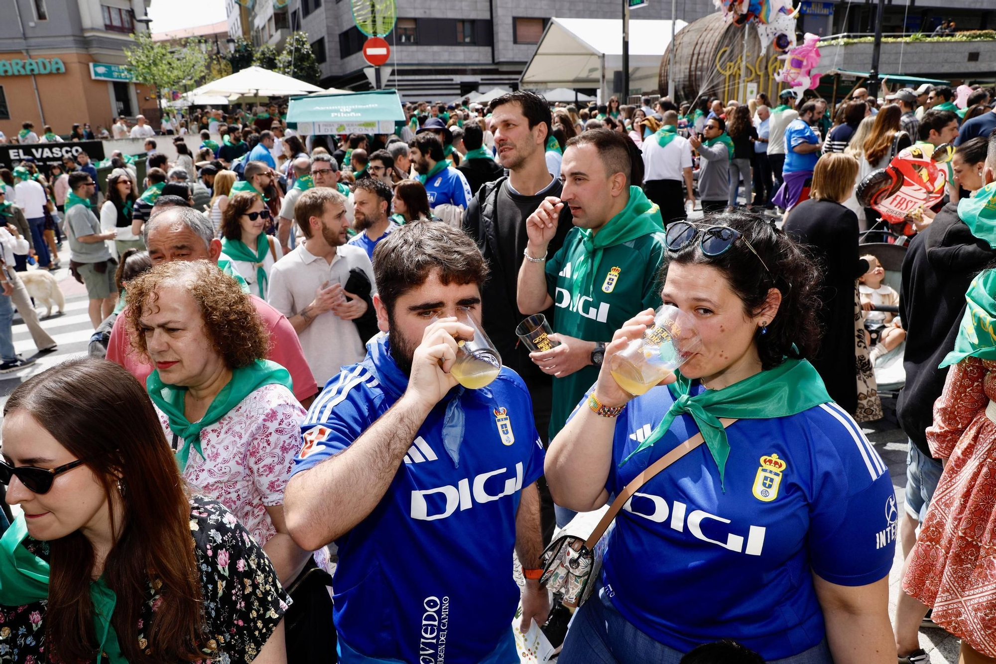 La gran fiesta de la sidra en Oviedo