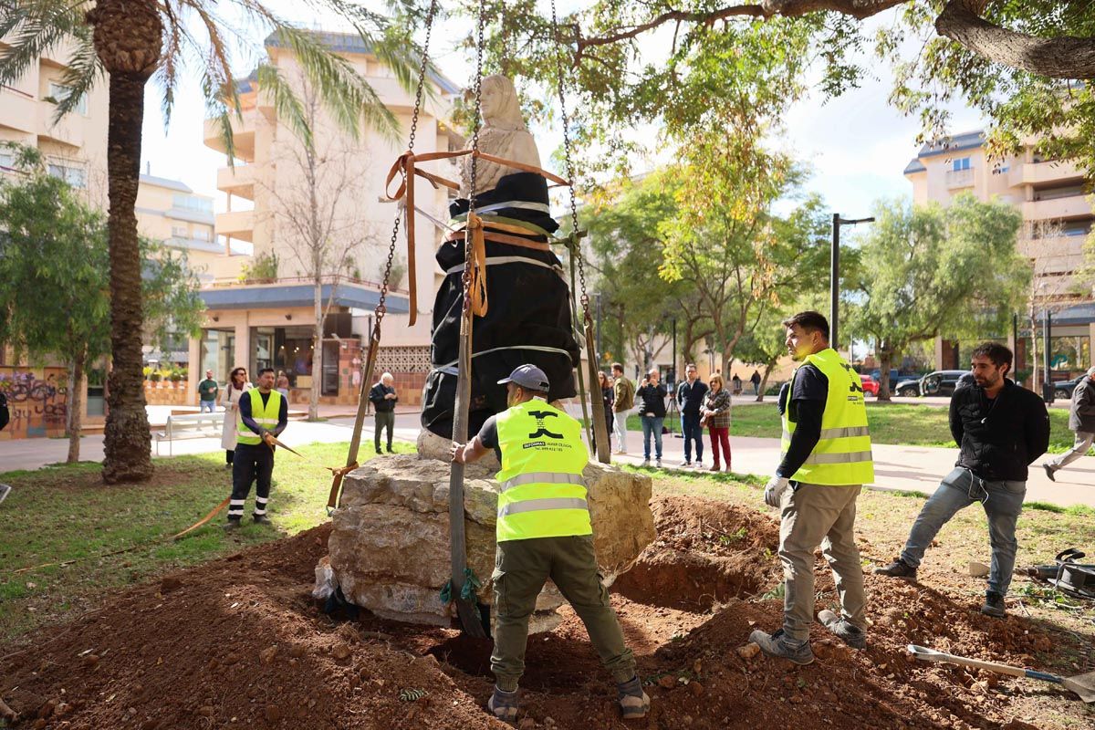 Galería: Todas las imagenes del traslado de la pagesa de Ibzia a su nueva ubicación