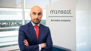 Archivo - El director general de Minsait (Indra), Luis Abril