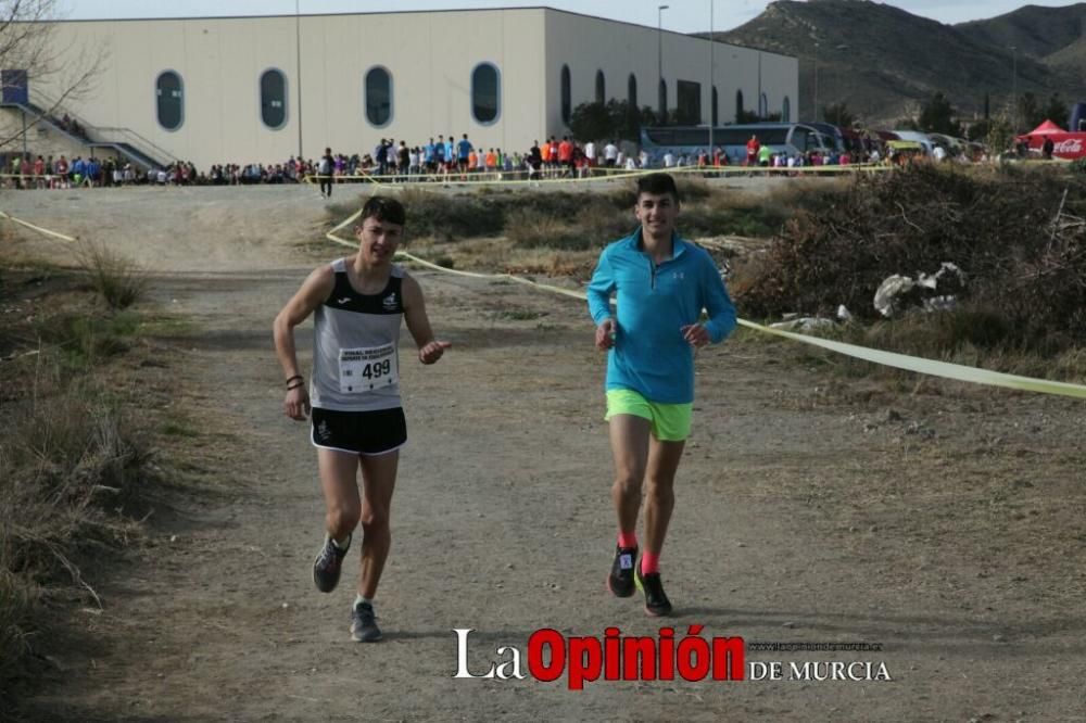 Final  regional de campo a través, juvenil