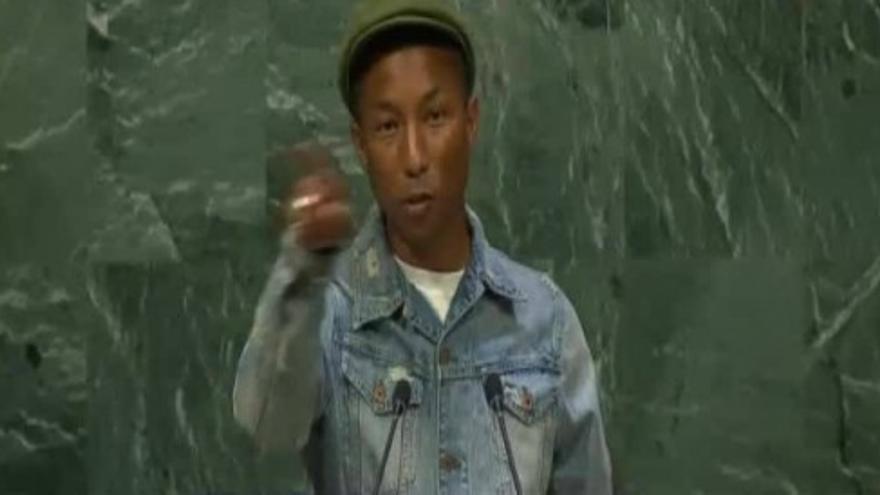 El 'Happy' de Pharrell Williams llega a la ONU