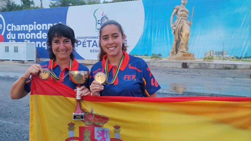 La alicantina Aure Blázquez vuelve a subir al podio en el Mundial de petanca