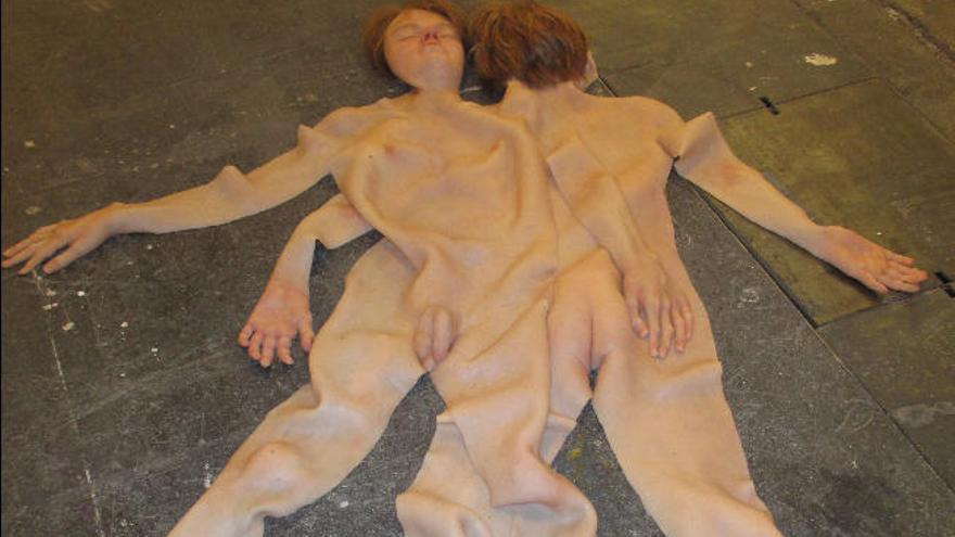 Obra del austriaco Clemens Krauss, desnudos de látex valorados en 25.000 euros.