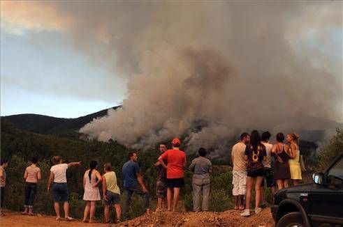 Incendio en Las Hurdes