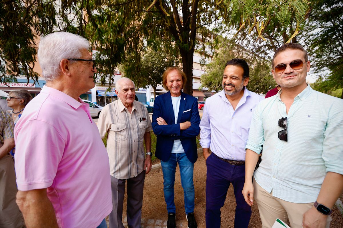 Inauguración de la Glorieta Juan García Díaz 'Juanín'