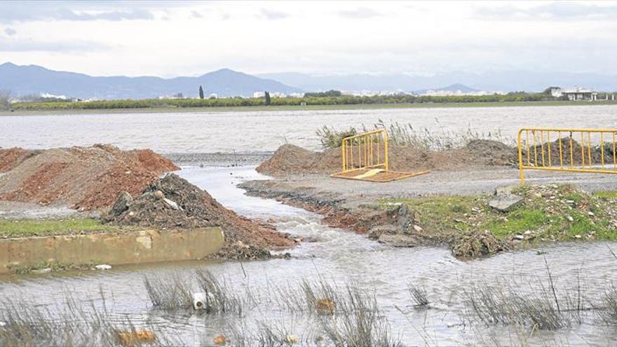 Moncofa alerta sobre el peligro de las dos balsas del Torrent de Nules