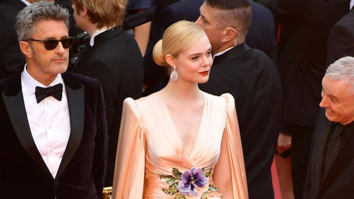 Elle Fanning en la alfombra roja de 'The Dead Don't Die' en el festival 72º de Cannes