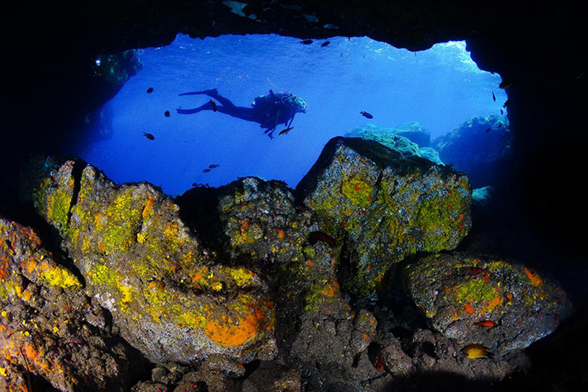 Buceo en Murcia.