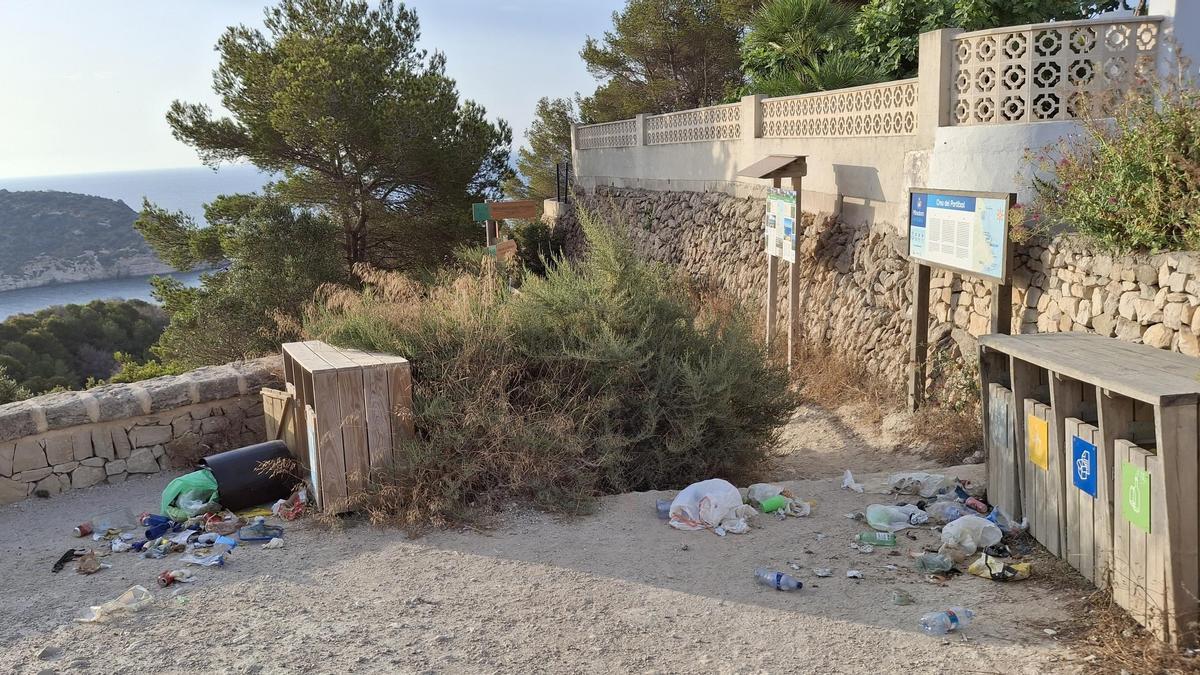 El fem escampat en el mirador de la Creu del Portitxol