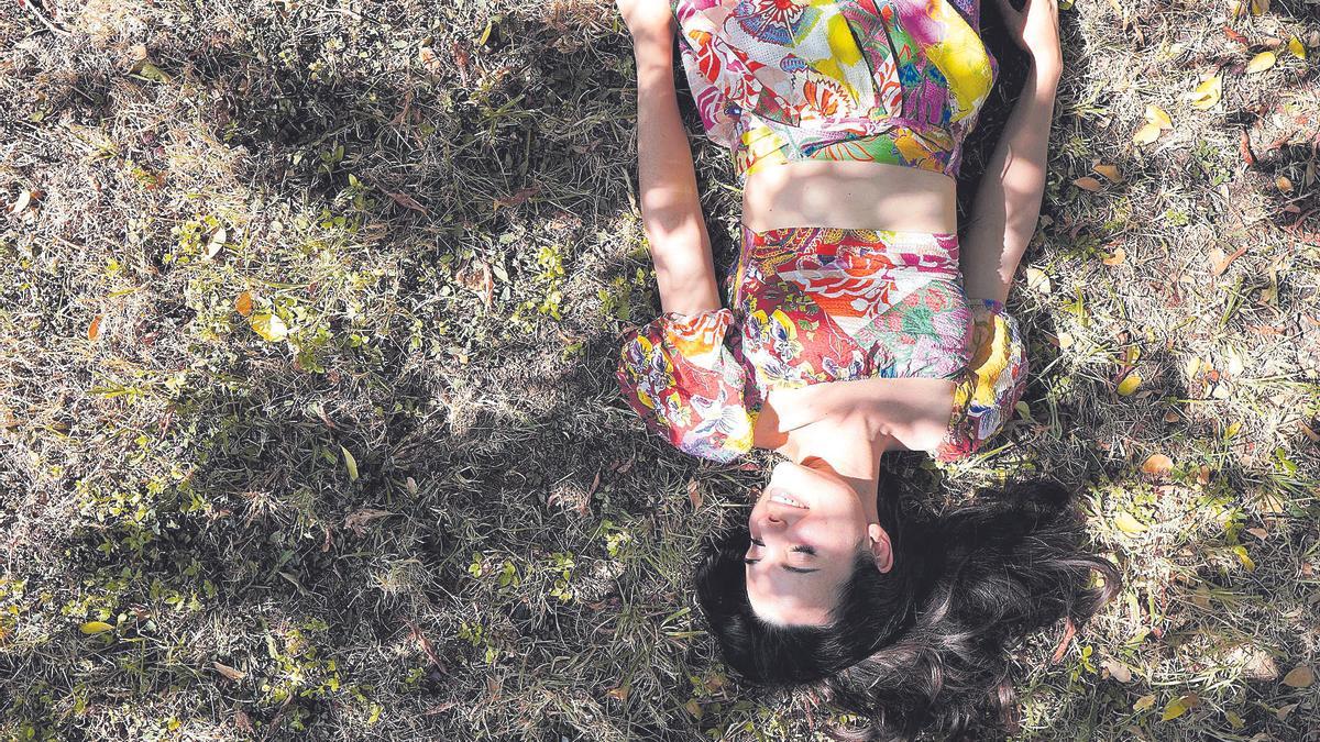 Andrea Motis fotografiada a Xile el mes de febrer, una època «completament de canvi» molt important en la vida de la cantant i trompetista.