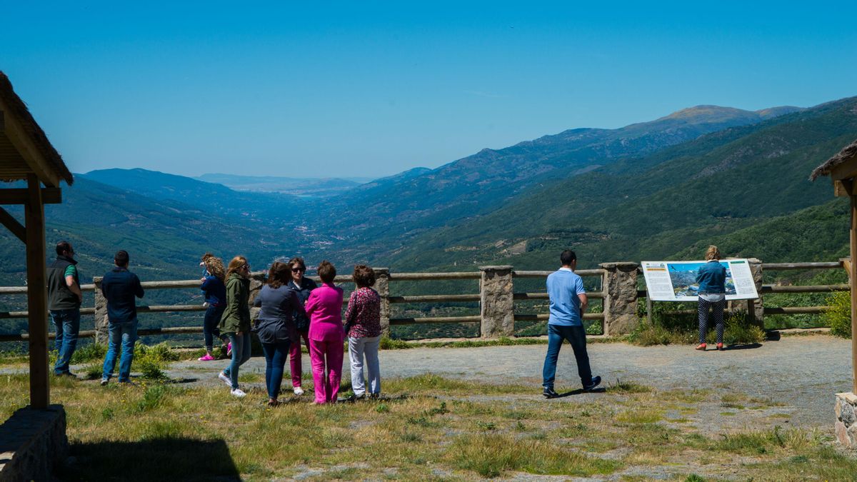 Mirador del Puerto de Tornavacas en el Valle del Jerte