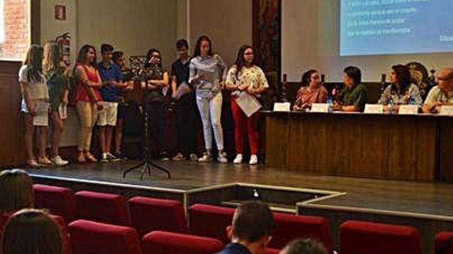 Alumnos de Secundaria participantes en el programa.