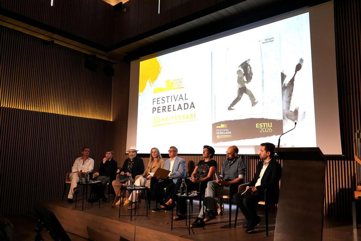Un moment de la presentació de la 40a edició del Festival Perelada, a Barcelona.
