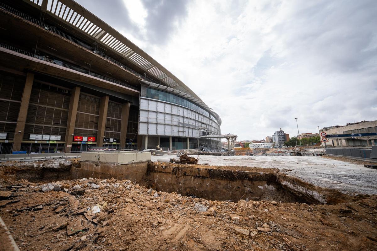 Así continúan las obras en el Spotify Camp Nou: Un estadio que ya está irreconocible