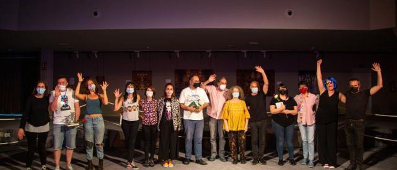 Participantes no Torneo de Dramaturxia celebrado na edición da Mostra de 2021. | PROLIGHT ESTUDIO