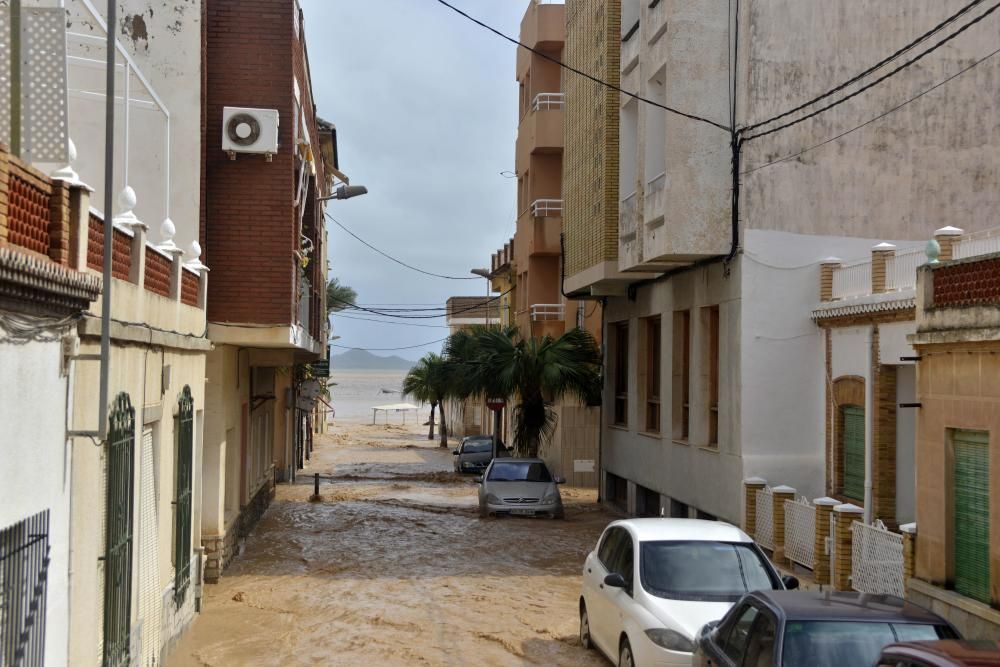 Gota fría en Los Alcázares: Inundaciones, rescates y destrozos