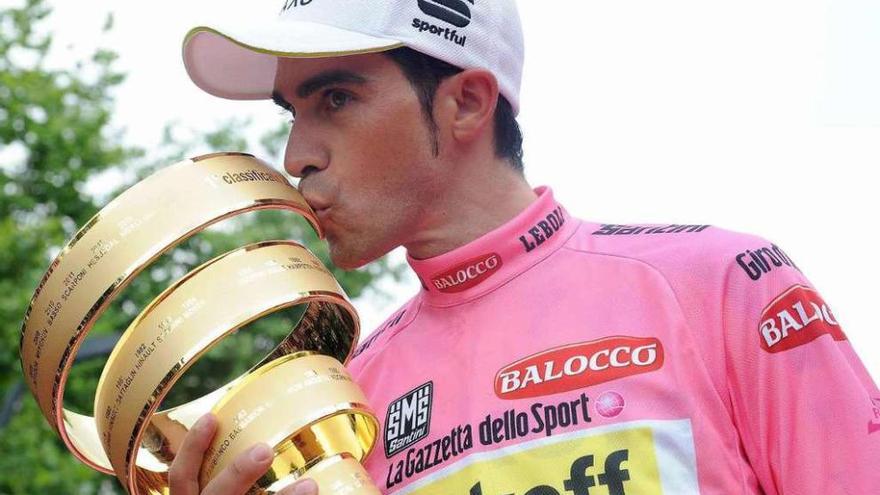 celebracion comercio Dolor Contador conquista su segundo Giro - La Opinión de A Coruña