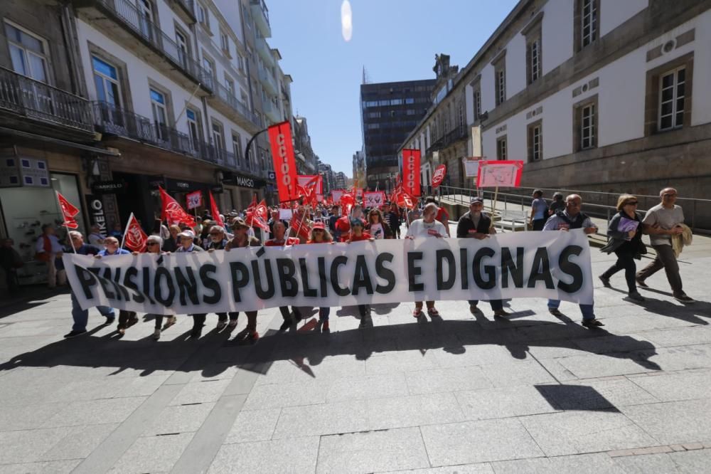 Los pensionistas vuelven a la calle en Vigo