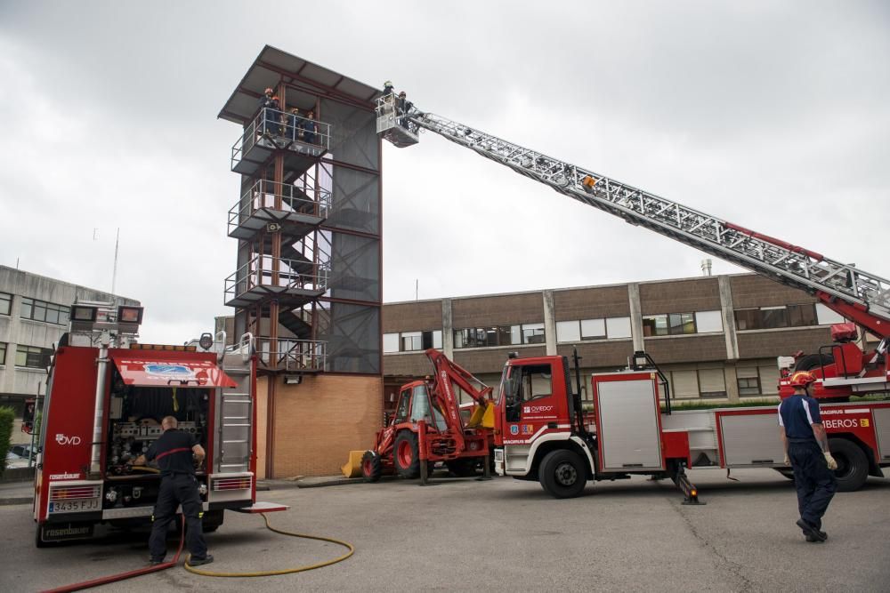 Nuevos bomberos de Oviedo