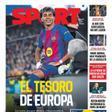 Esta es la portada de SPORT de hoy viernes, 20 de marzo de 2026