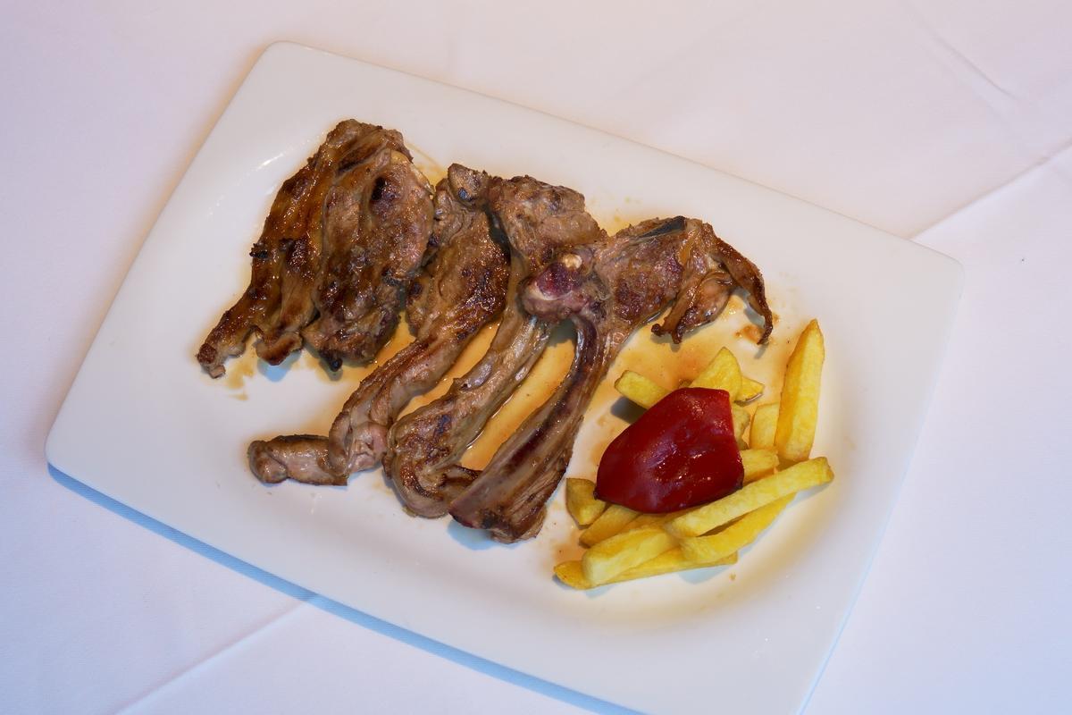Chuletines de ternasco de Aragón