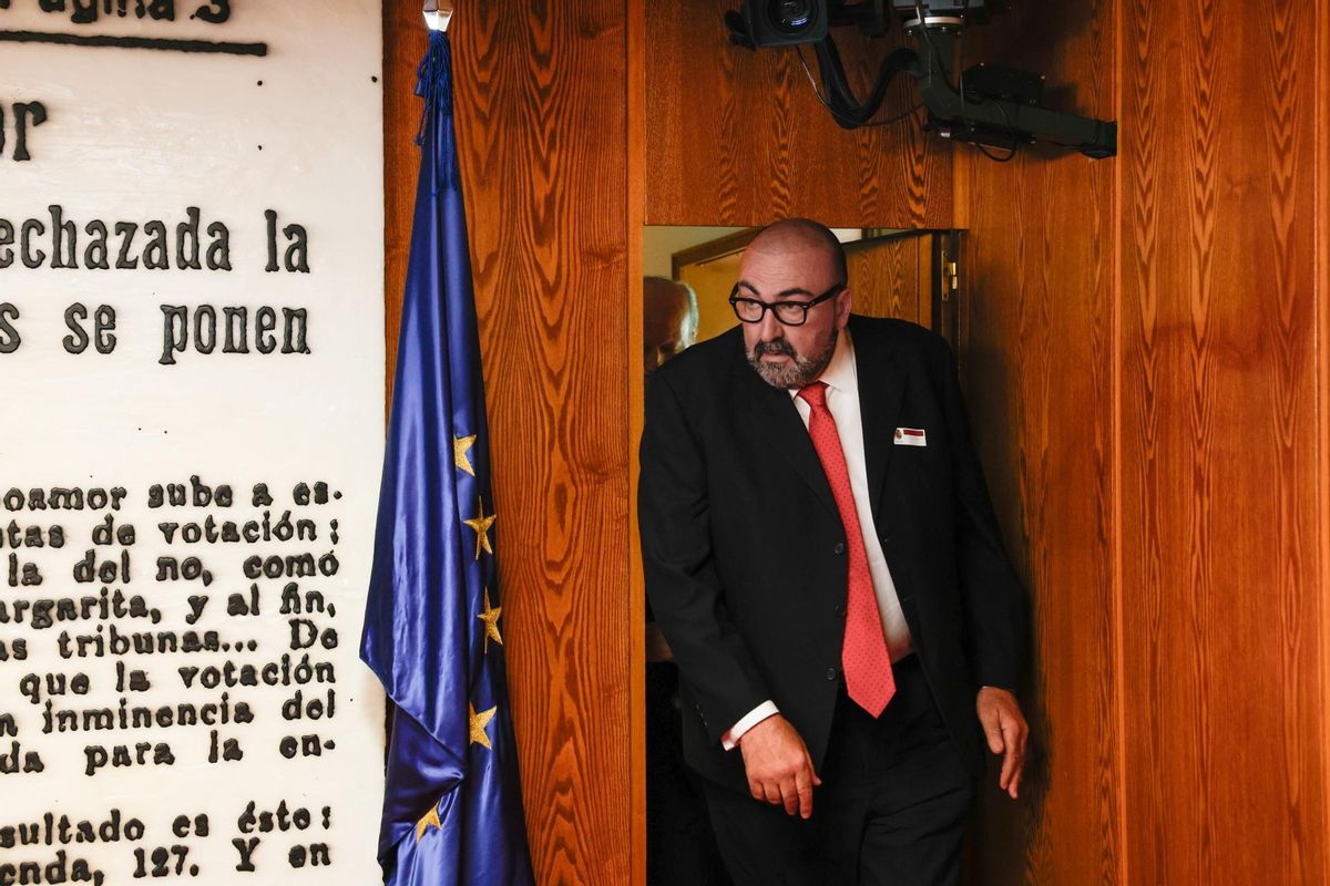 Koldo García, ex asesor de José Luis Ábalos, en su comparecencia en la comisión de investigación en el Senado sobre el propio 'caso Koldo'