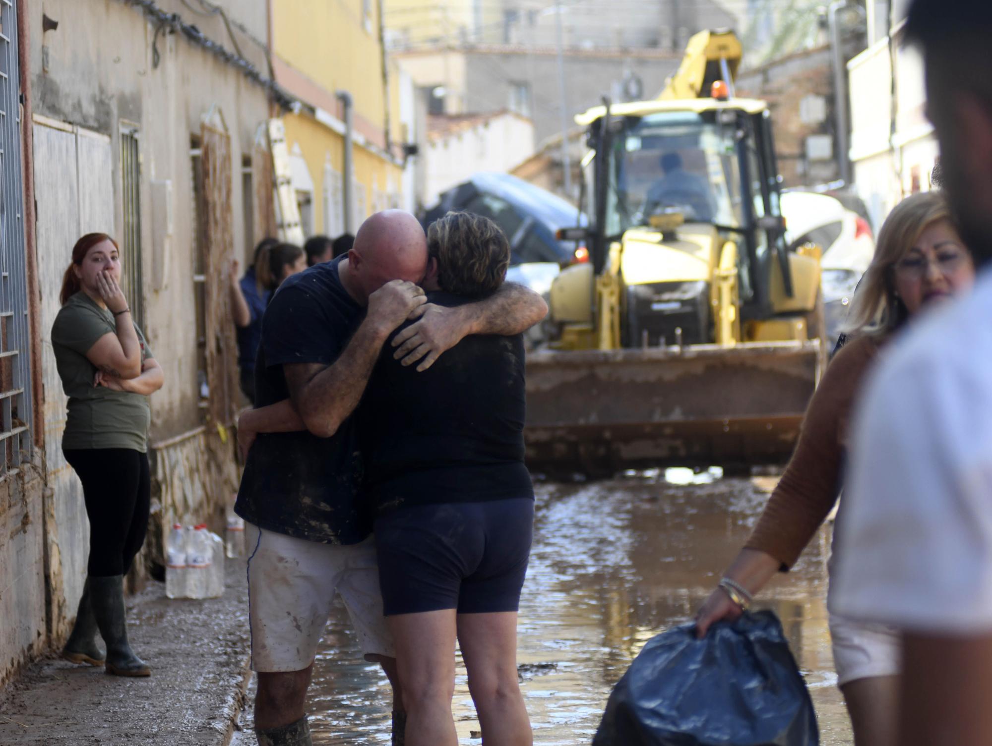 Los estragos del temporal en Javalí Viejo, en imágenes