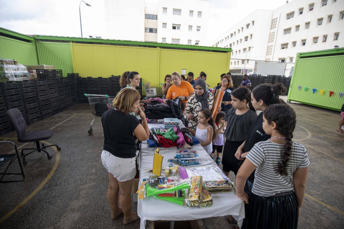 Más de 700 lotes se han repartido esta mañana