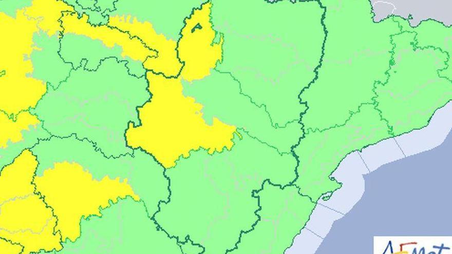 Alerta amarilla por altas temperaturas en las Cinco Villas y la Ibérica