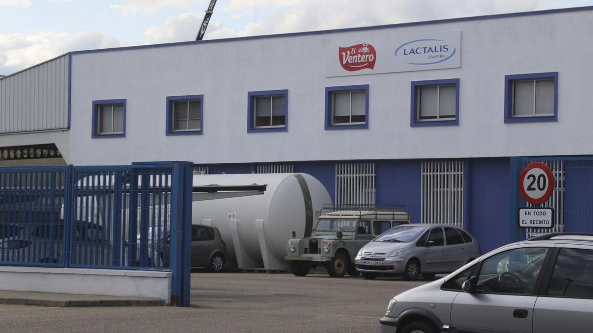 Fábrica del sector lácteo en Zamora.