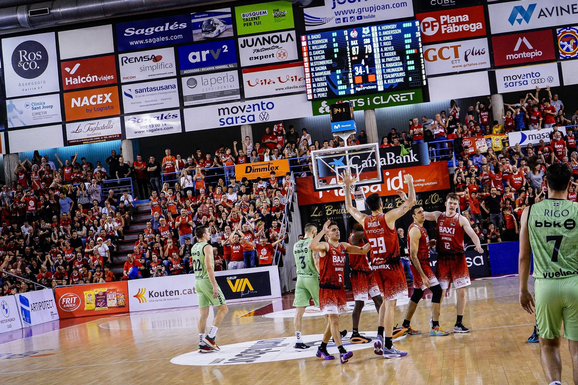 MANRESA . BASQUET ACB . LLIGA ENDESA . BAXI MANRESA VS BILBAO BASKET . PAVELLÓ EL NOU CONGOST