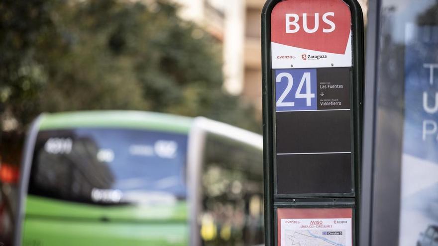 Varias líneas del autobús urbano de Zaragoza modificarán su recorrido este domingo