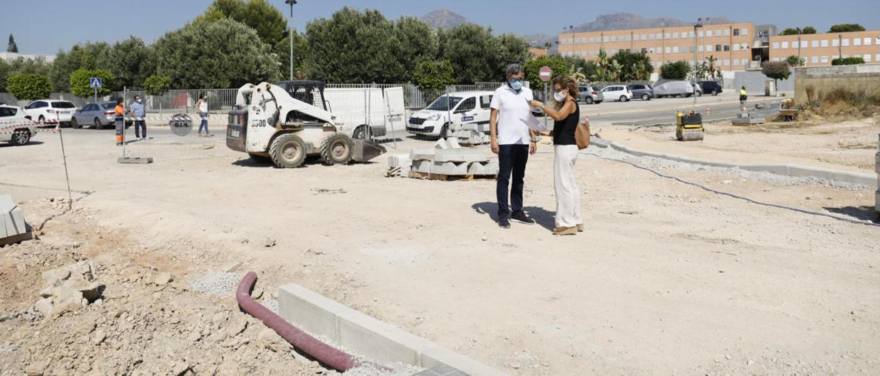 Obras de la Avenida Corts Valencianas