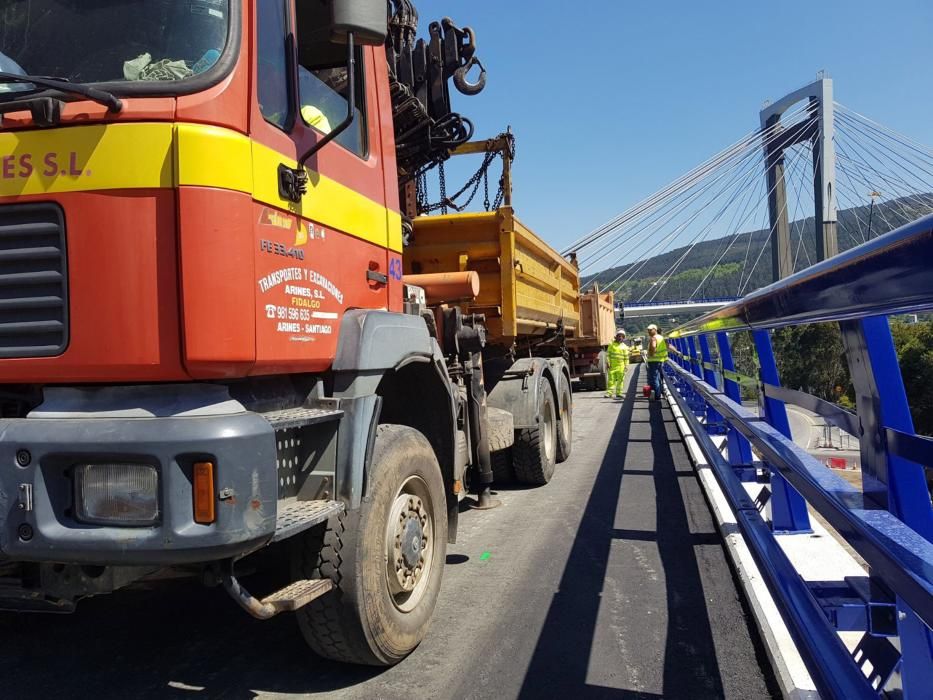 Exitosa prueba de carga en el viaducto de Rande