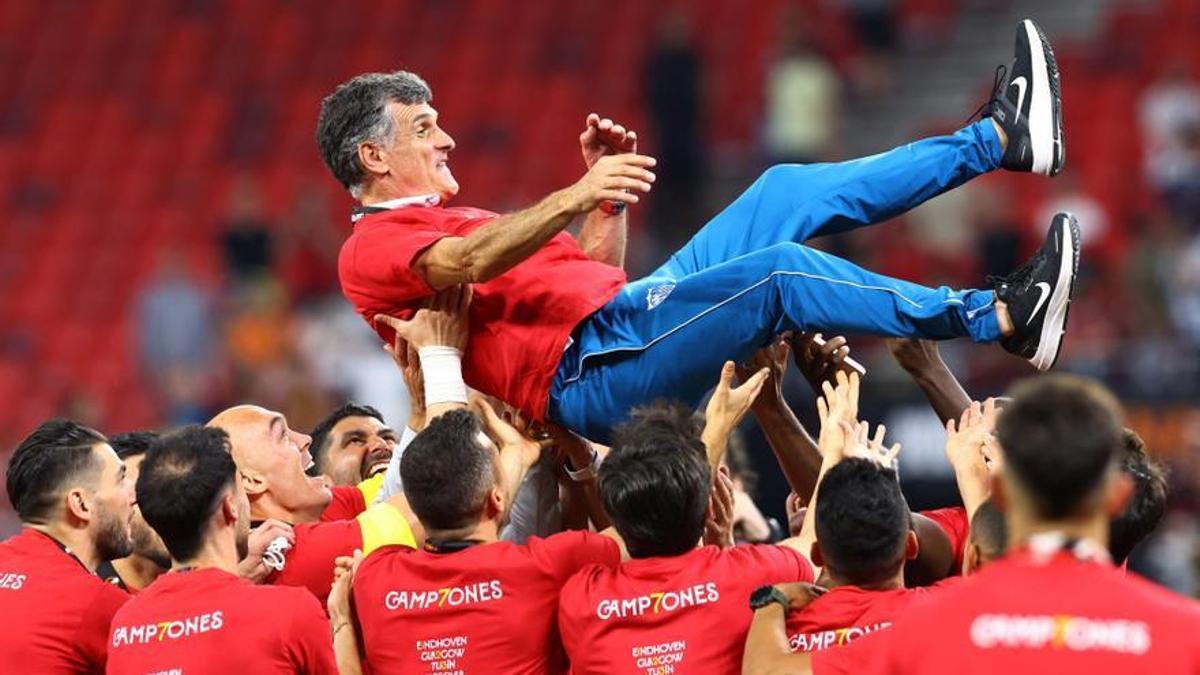 José Luis Mendilibar, entrenador del Sevilla.