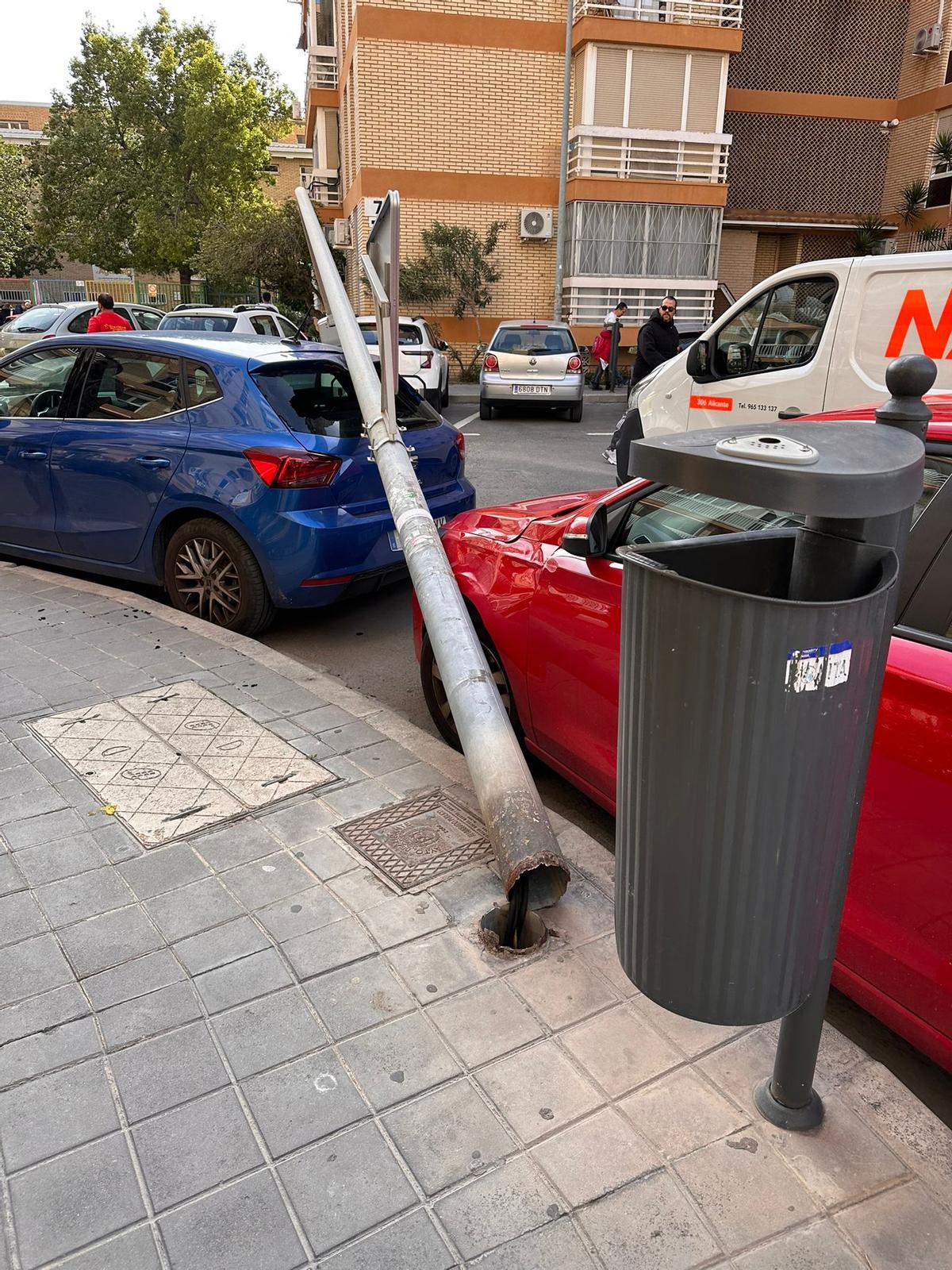 La farola de Alipark (Alicante)