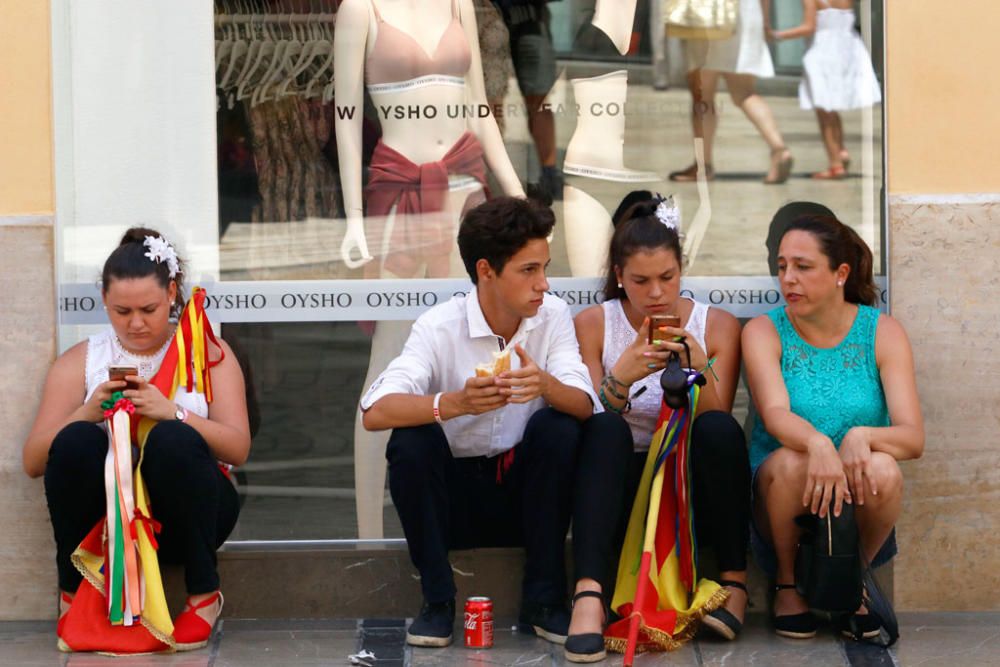 Ambiente en la Feria de Málaga del martes 20 de agosto