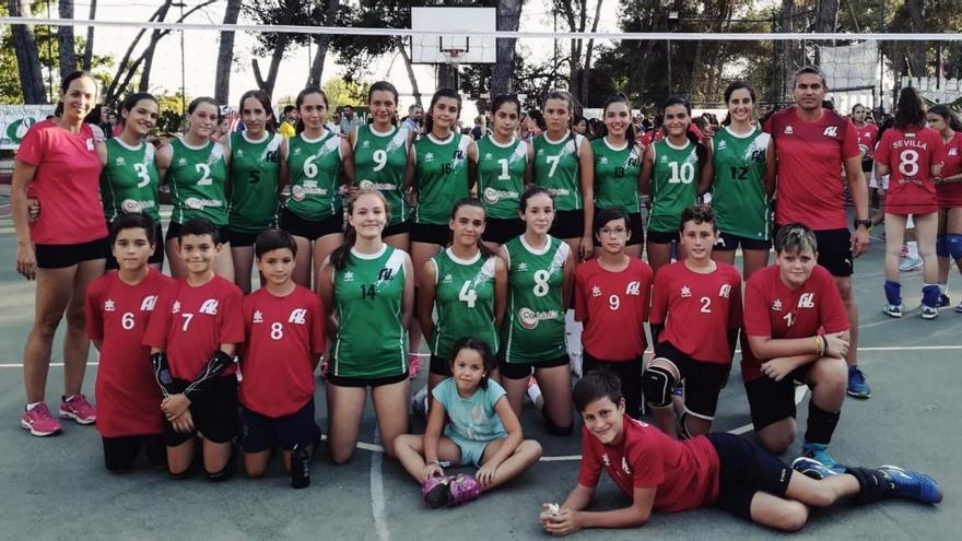 El voleibol infantil gana experiencia en el campeonato autonómico