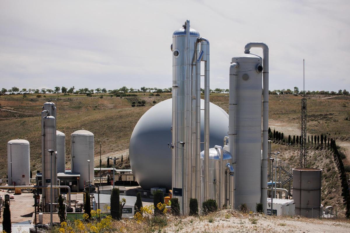 Imagen de una instalación de incineración en la Comunidad de Madrid