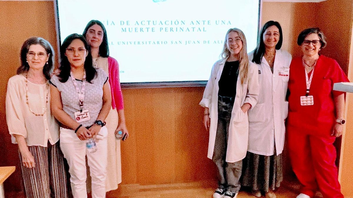 El equipo del Hospital de Sant Joan que participa en el protocolo de muerte perinatal
