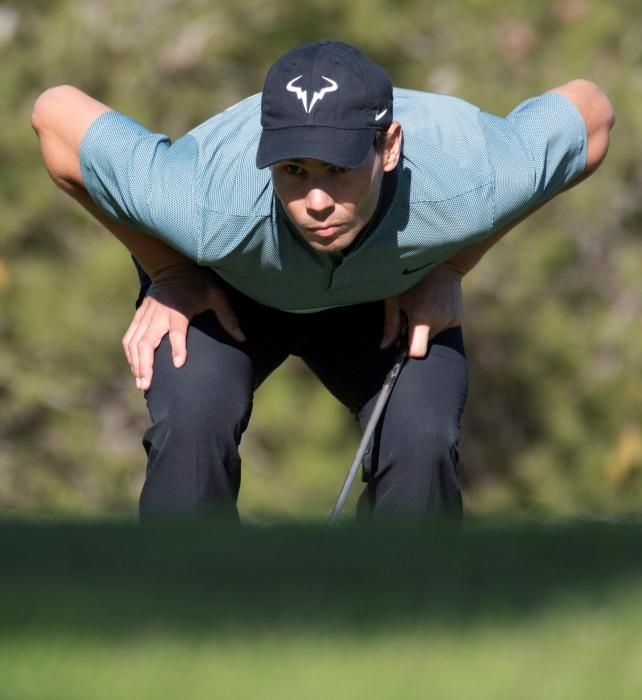 Rafa Nadal en el Abierto de Baleares de Golf