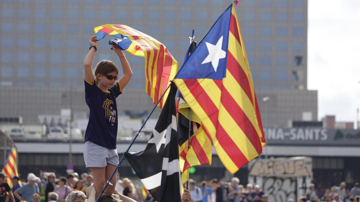 Diada de Catalunya 2023: la marcha independentista por las calles de Barcelona