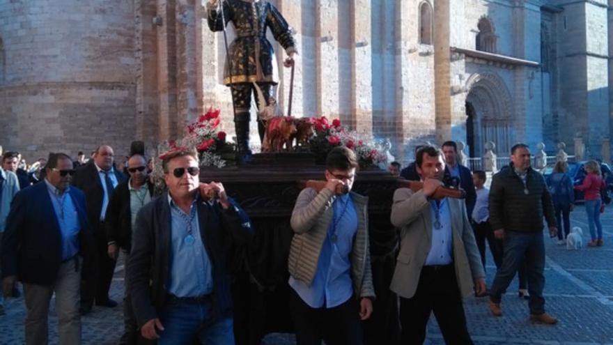 Procesión de San Isidro en Toro el pasado año.