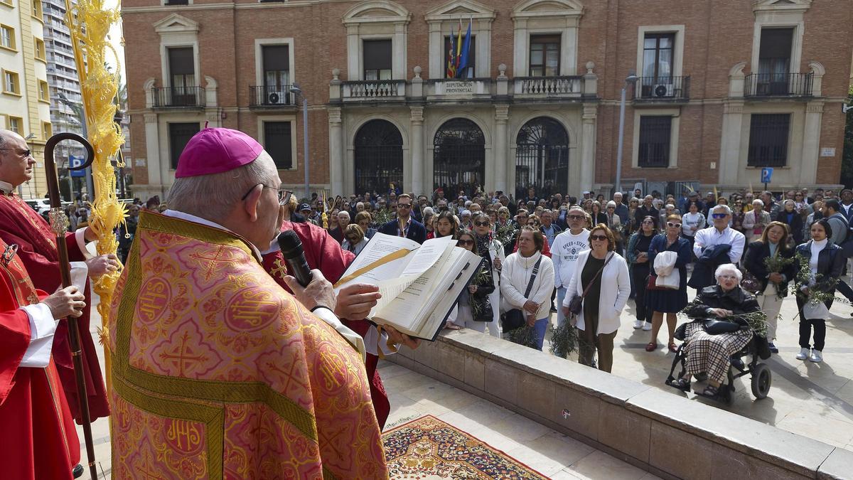 Celebración del Domingo de Ramos en Castelló